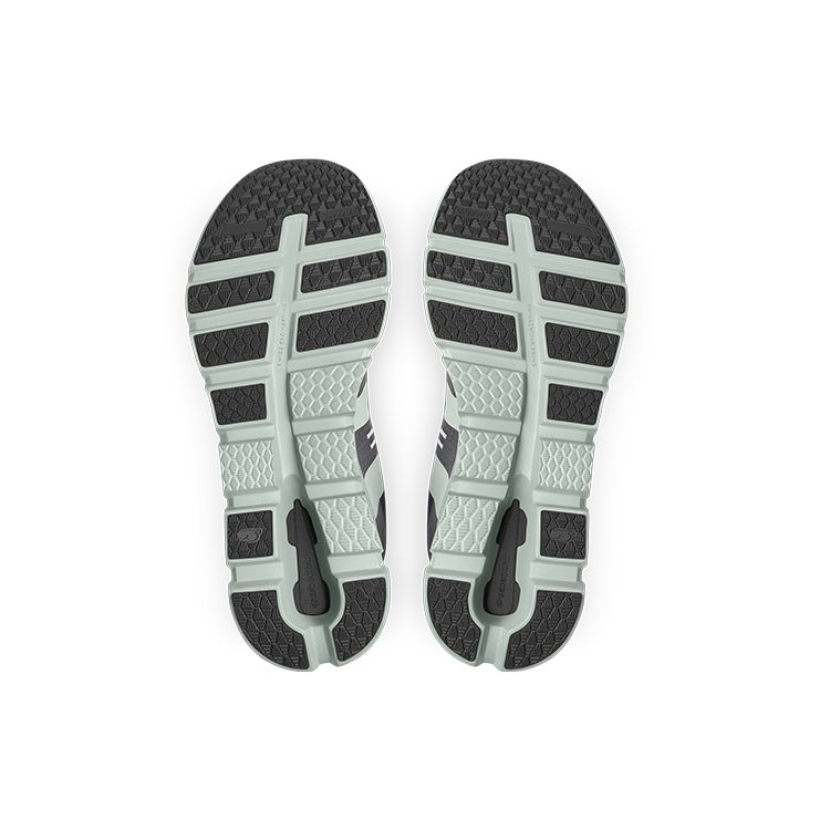 ON Cloudrunner Alloy Moss Herren Sneaker Grau 46.99021