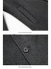 Men's Mid-Length High-End Woolen Trench Coat - Autumn/Winter Warmth