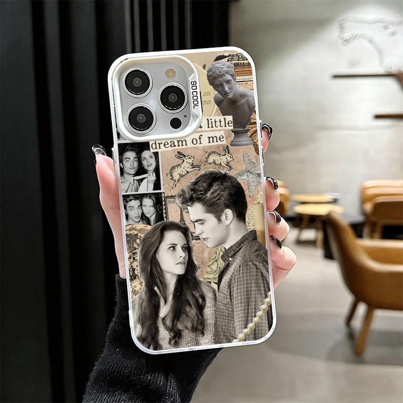 

Мягкий чехол для телефона Сумерки Эдвард для iPhone 15 16 17 Pro Max 17Air 16E 14 Plus 13 12 Mini Ударопрочный чехол Задняя крышка iPhone 16 Plus