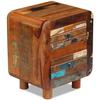 VidaXL Nightstand Solid Reclaimed Wood 43 X 33 51 Cm