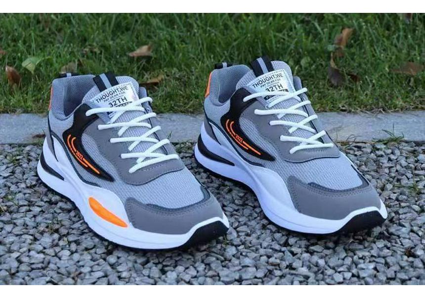 Leichte Leder-Sneaker für Herren für Frühling/Herbst - Lässig, Weiche Sohle, Lauf- & Sportschuhe für Jugendliche und Studenten