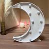 1PC 64cm Lighting Moon 3D KT Board Lovly Model Decoration Suitable for Baby Shower,Birthday Parties, Anniversary DIY Gifts