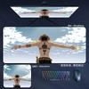 Large Size Anime One Piece Luffy Cloud Smoke Anime Extended Gaming Mouse Pad Large Desk Mat
