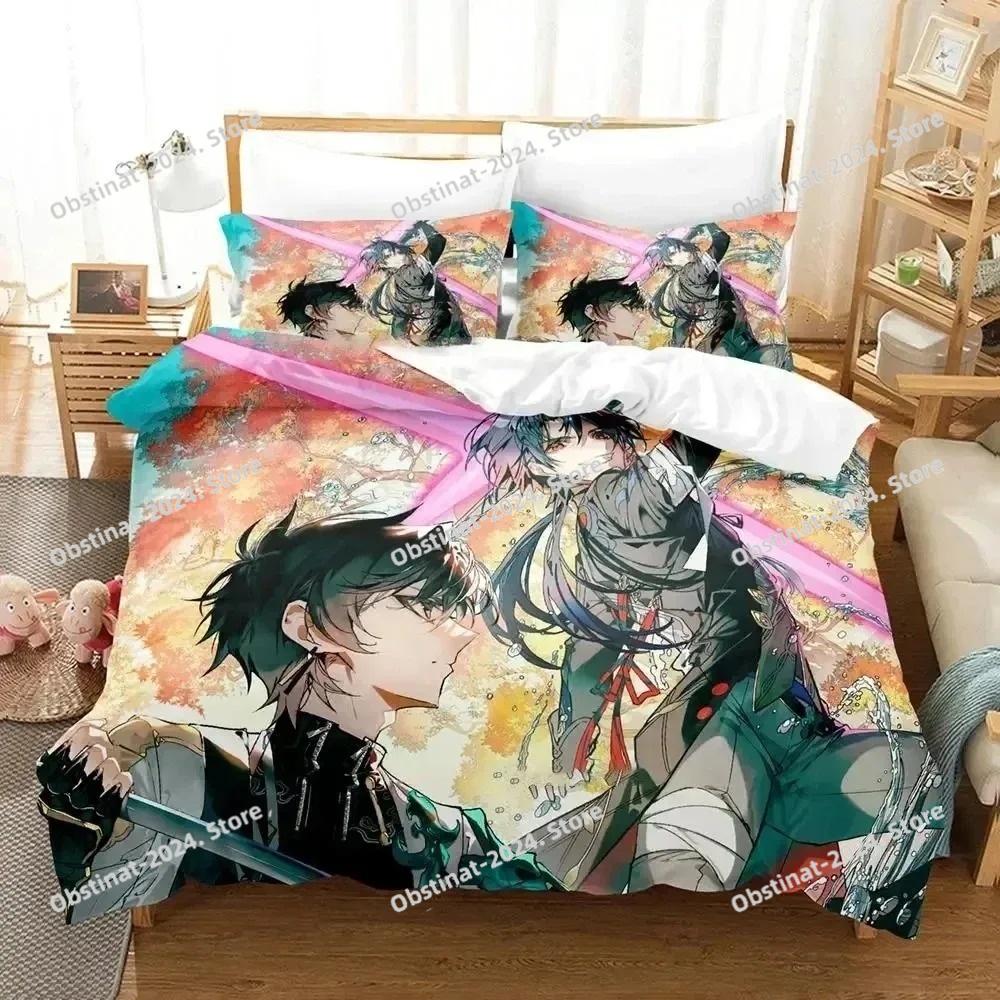 Anime Duvet Cover Pillowcase H-Honkai Star Rails Bedding Set Adult Boy Girl Bedroom Decoration Single Double Large Size Gift