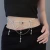 Luxury Imitation Pearls Waist Chain Decorative Waistband Body Jewelry Waist Band for Fashion Forward Women Lady Girls