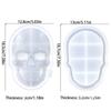 Skull Head Shaped Storage Box Silicone Mold Epoxy Resin Jewelry Container Mould Multipurpose Storage Case Molding Tool