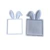 Rabbits Shaped Silicone Mould Heat Resistant Easy Cleaning Detailed Easters Candle Making Supplies