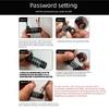 Multipurpose Flexible Cable Combination Lock for Security in Home Travel and Business Applications