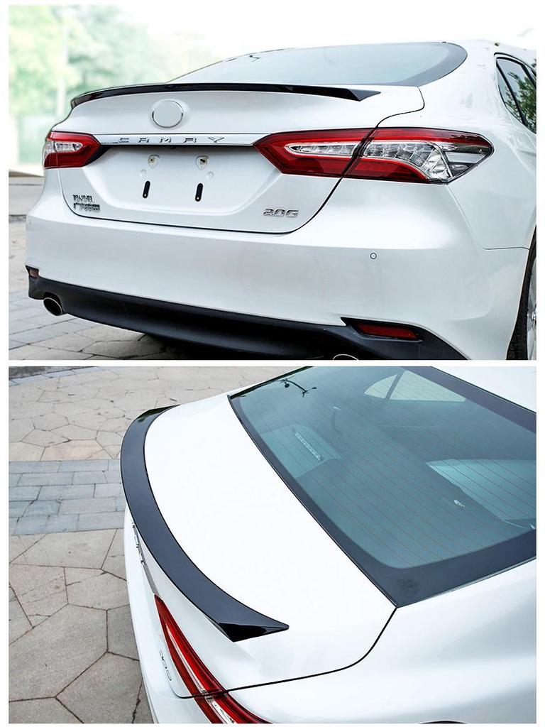 Kit Carrozzeria Stile USA per Camry Gen 8 Modelli 18-23: Spoiler Posteriore, Lip Anteriore, Spoiler sul Tetto, Minigonne Laterali