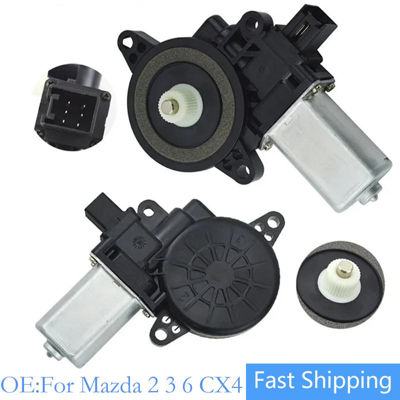 6Pin Window Lifter Motor For Mazda 2 3 2008-2012 Mazda 6 2007-2016 Axela CX-4 CX-5 Window Regulator D651-58-58X D651-59-58X