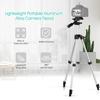 Max. Height 46inch/118cm Aluminum Alloy Camera Tripod Lightweight Portable Photography Video Tripod Max. Load 2.5kg with Carrying Bag Compatible with