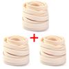 1Pair/3Pair Solid Color Flat Replacement Shoelaces 0.8CM Double Layered Laces for Canvas Sneakers for All Types of Casual Shoes