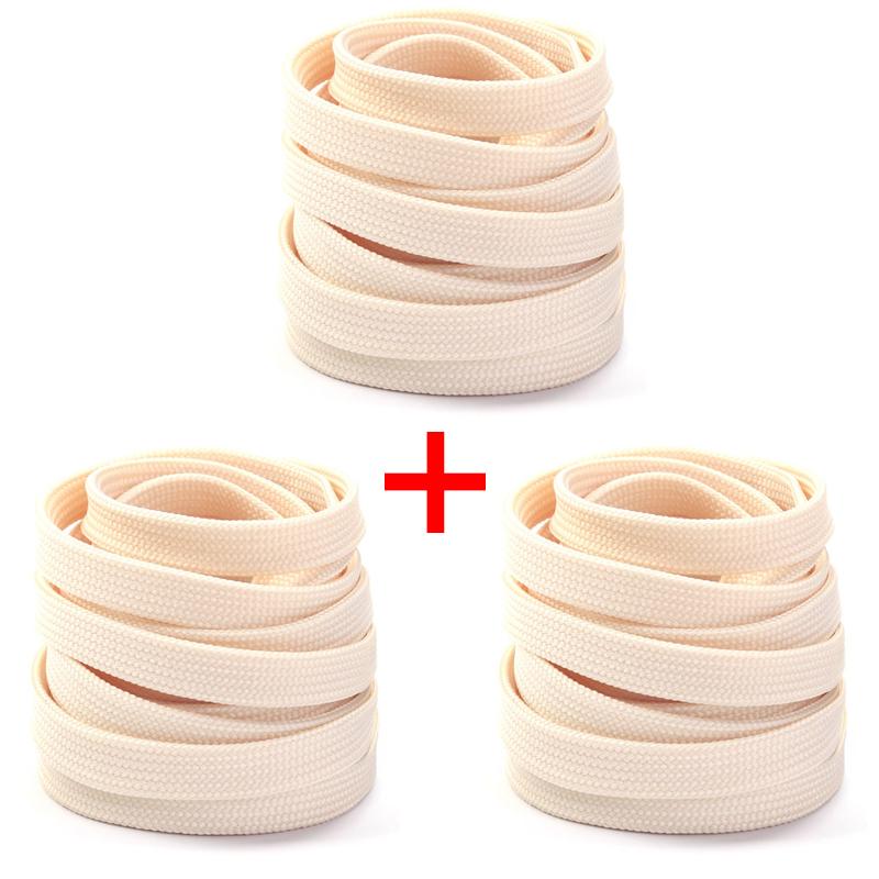 1Pair/3Pair Solid Color Flat Replacement Shoelaces 0.8CM Double Layered Laces for Canvas Sneakers for All Types of Casual Shoes