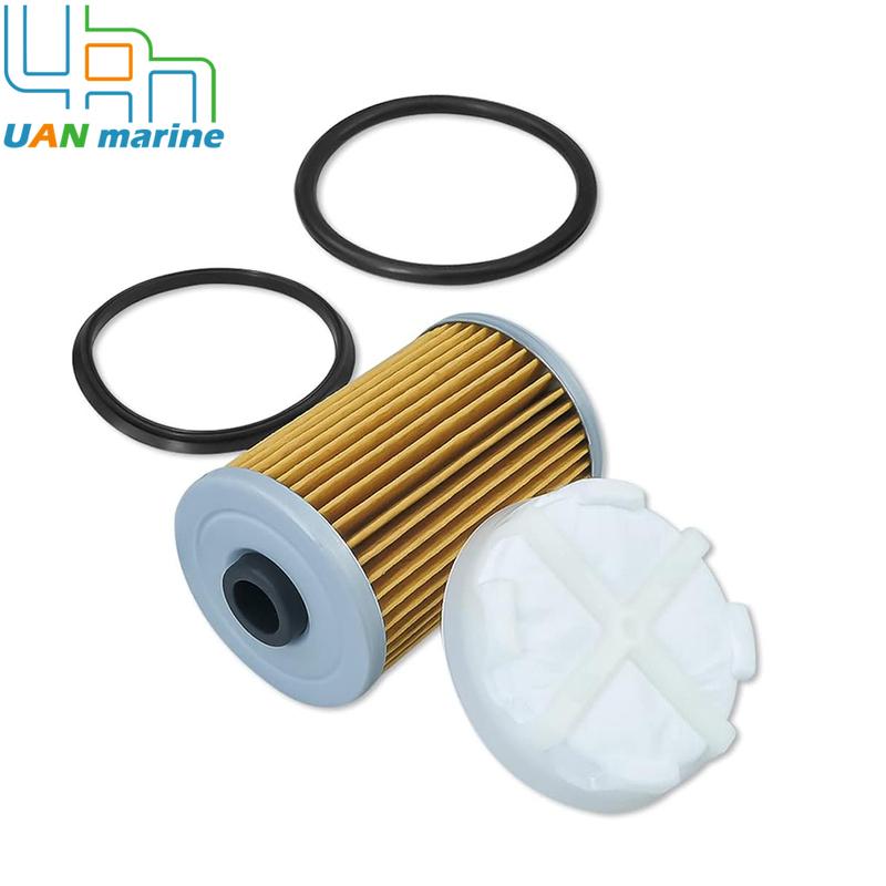 10 Pcs 35-8M0093688 35-866171A01 Cool Fuel Filter&Disc Filter with O-rings for Mercury Mercruiser Gen 3 35-8M0204703 35-892665