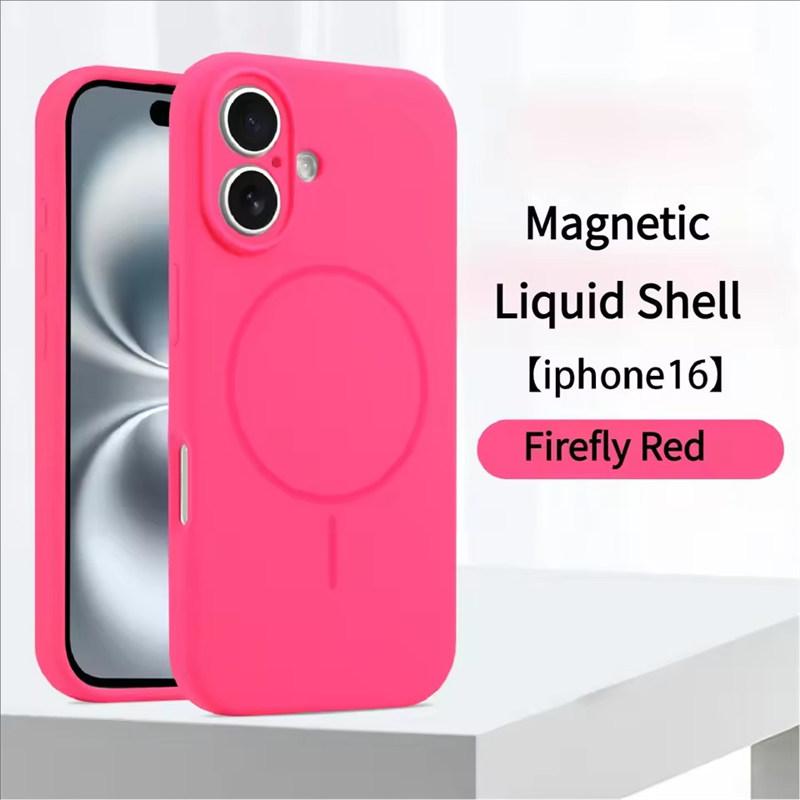High Quality Liquid Silicone For Magsafe Case For iPhone 17 16 15 14 13 12 Pro Max Plus Magnetic Wireless Charger Fundas Protector Cover