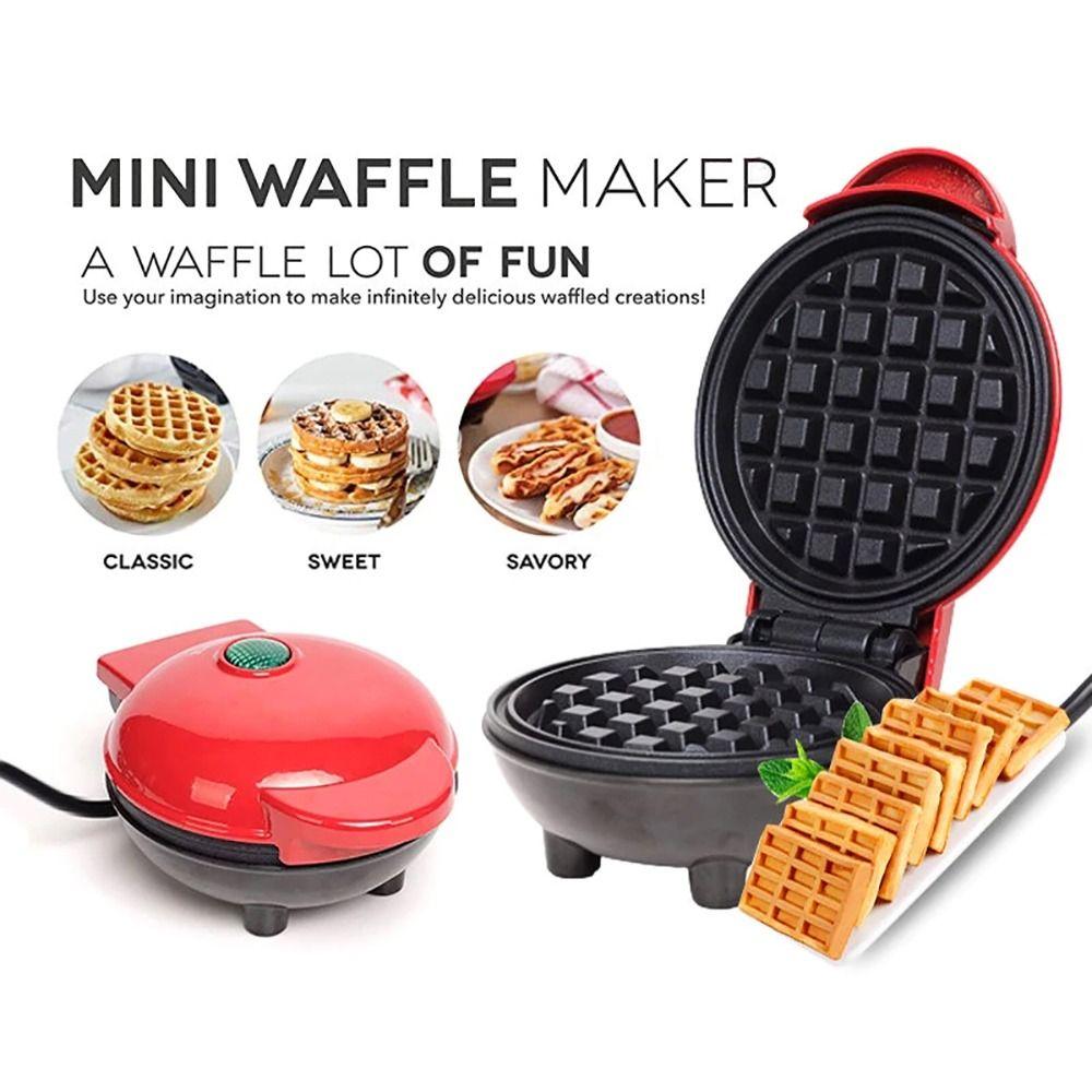 1Pcs Non-Stick Coated Cake Oven Machine Breakfast Cooking Appliance Mini Waffle Maker  Fried Eggs