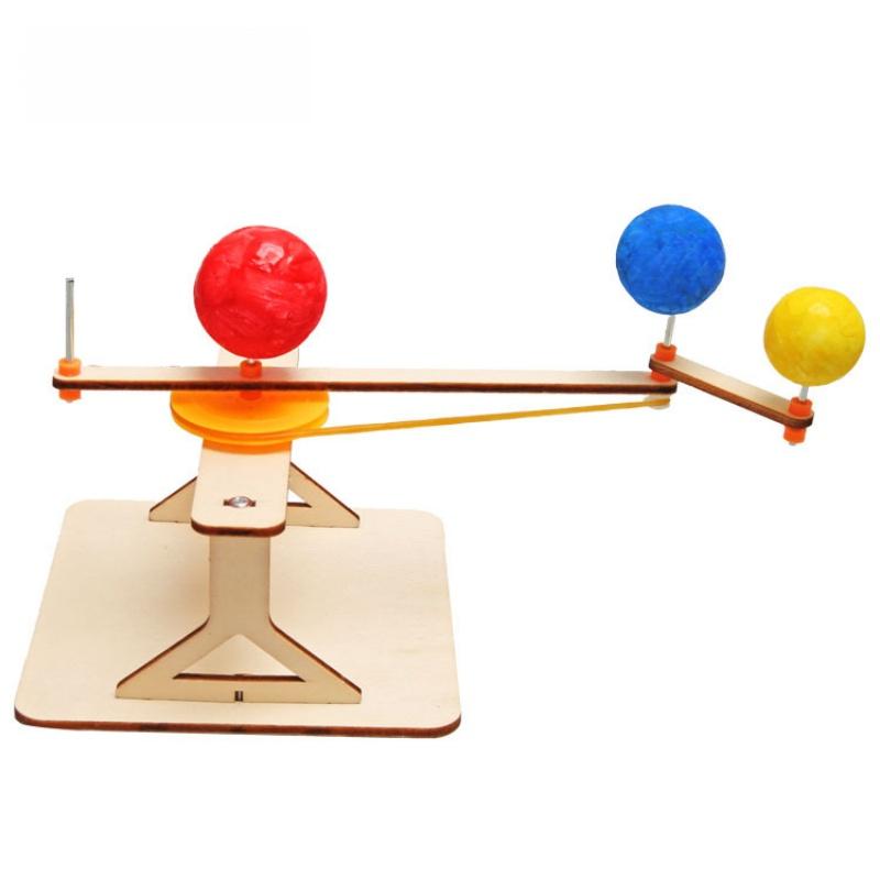 Diy Earth Moon Sun Spheres Model Tecnologia Science Toys Stem Experimental Tool Kit Teaching Aids For Kids Educational Gift