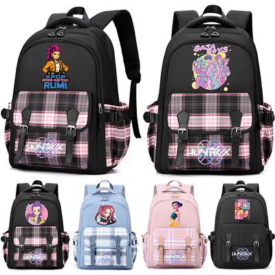 Anime Cartoon K-Pop Printed Large Capacity Backpack for Teenger Student Girl Boy Schoolbag Bookbag Women Waterproof Travel Bag Mochila Kid Gift