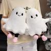 Ghost Plush Doll Classic Ghost Shape Figurine Halloween Themed Plush Toy Festive Halloween Party Accessory