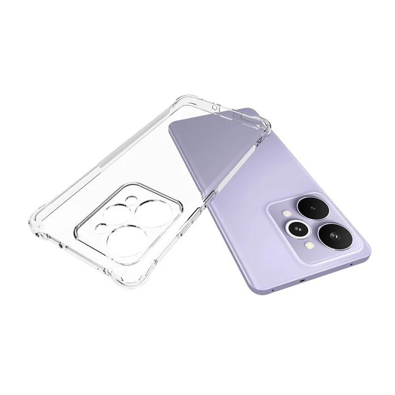 For Realme 15 Pro 5G Clear TPU Case WANLONFENG TM Series 2.0mm Phone Back Cover
