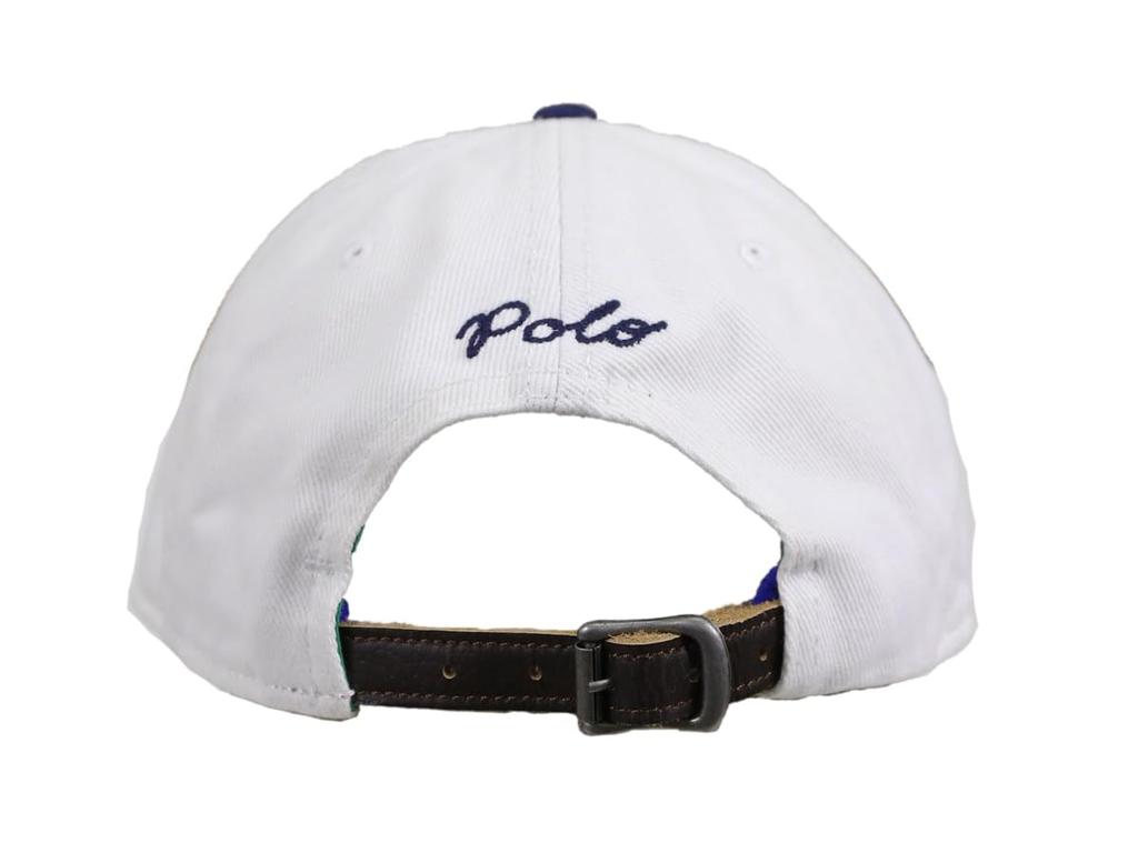 Ralph 2 Tone P Logo Vintage Baseball Cap Hat (Polo Lauren) Men's Women's 01080121-WHITE [Item]