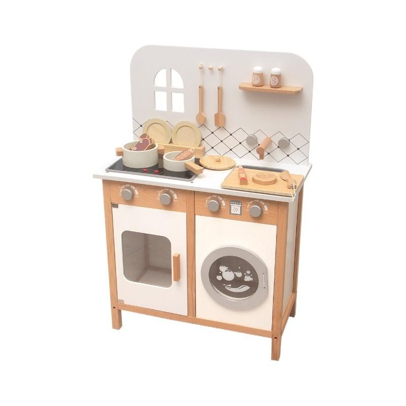 

Toddler Girl Pretend Kitchen With Wooden Design Andacousto Optic Design For Gift