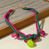 Accessories, knotted leaves, starfish scallops, exaggerated necklaces, simple drawstring pendant necklaces