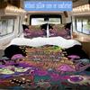Cartoon Wizard and Monsters Pattern Bedding,Quilt Set Quilt Cover Pillowcase Home Birthday Gift (1*duvet cover+2*pillowcase,without core)SSJT0917507