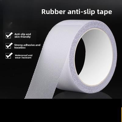 1 Roll 2.5cm X 5M Transparent Anti-Slip Safety Tape – Heavy-Duty PVC Waterproof Grip Tape for Stairs, Showers, Balconies