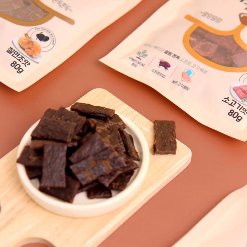 [Pet] The Dog Jerky Bite 80 G Beef