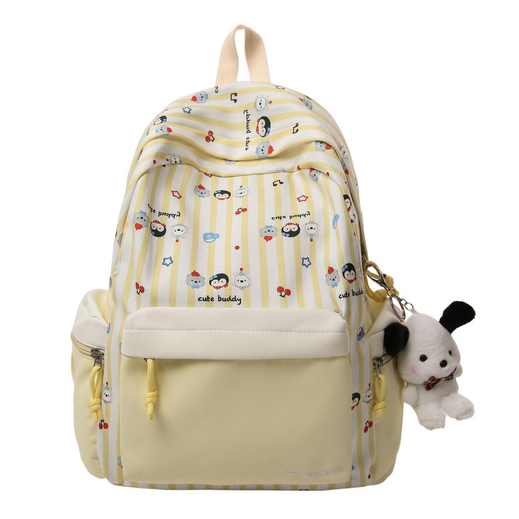 Schoolbag new schoolbag Japanese literary cute backpack junior high school students lightweight travel backpack Yamashita Yusatsu backpack