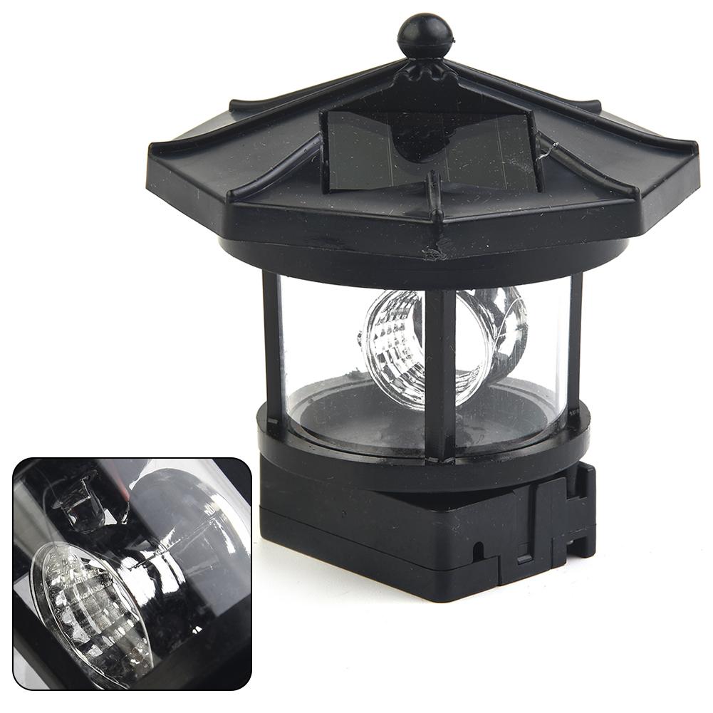 

Lamps Solar Light House Garden Lawn Light Landscape Revolving Lighthouse Revolving Lights Outdoor Decorative Lights Brand New чёрный