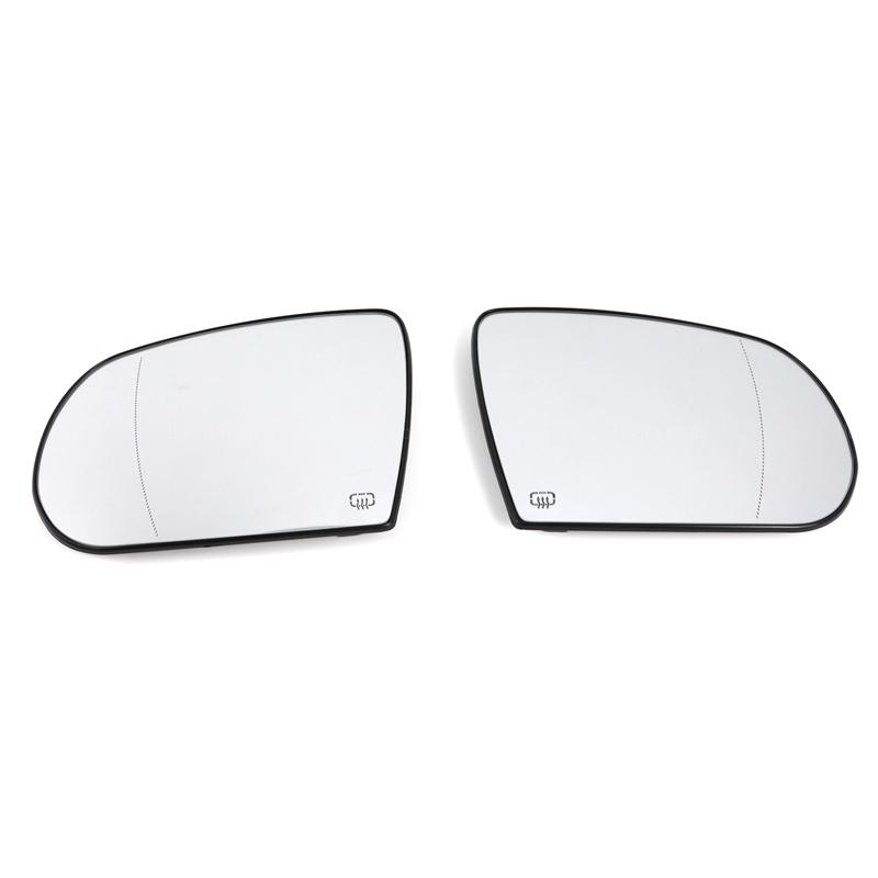 Left & Right Side Mirror Glass Rear View Rearview Exterior  Angle for 2017- Jeep Compass MP Accesorios