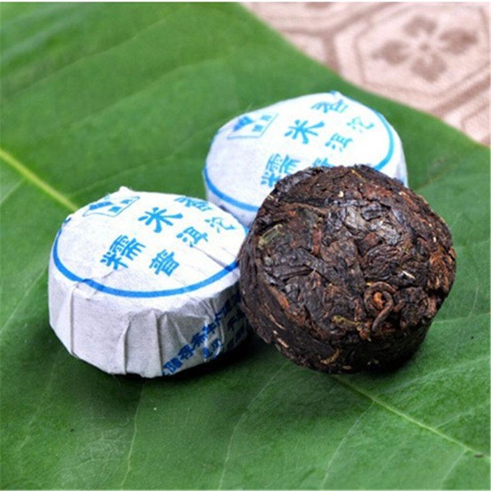 100g Organic Ripe Pu-erh Tea Cake Chinese Cooked Puerh Black Tea Premium Digestion Support Rich Aroma Gift for Tea Lover