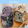 Cross Fashionable Decoration Dyeing Pattern Women Summer Casual Cap Baseball
