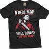 Men's Valentine's Day Funny T-shirt Popular Culture Horror Movie Inspired Funny Boyfriend Girlfriend Tee Shirt