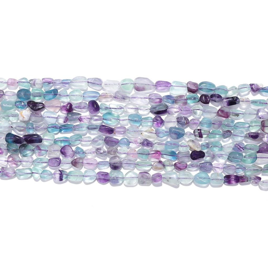 40-55 ks Přírodní barevný kámen nepravidelného tvaru volné korálky pro výrobu šperků DIY příslušenství k náramkům náhrdelník 15'' šňůra