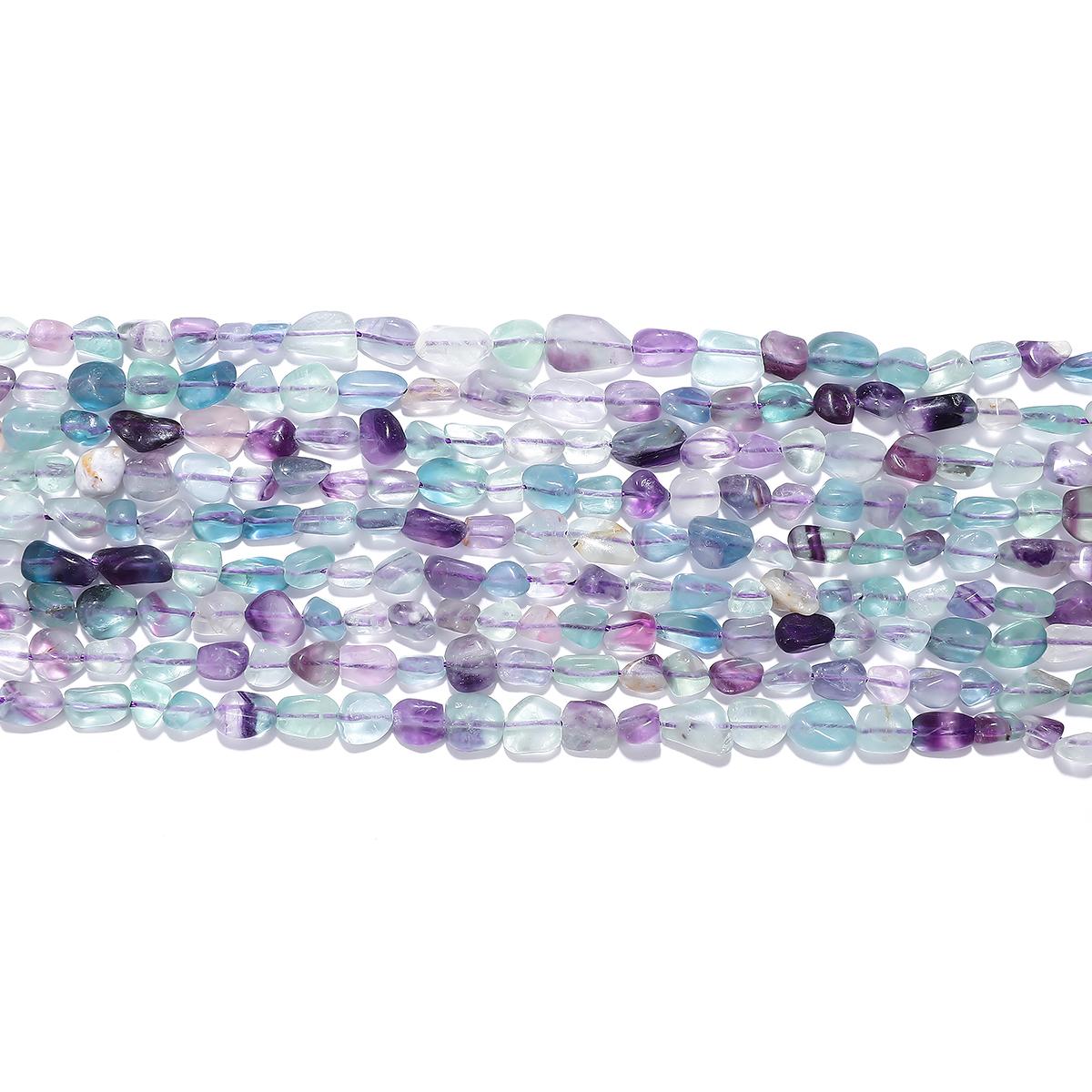 

40-55 шт. Натуральний різнобарвний камінь неправильної форми Розсипні намистини для виготовлення ювелірних виробів Браслет своїми руками Аксесуари для намиста 15 дюймів 5-8mm 50-55pcs