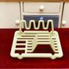 Miniature Dish Rack Model Figurine Kitchenware Shelf For 1/12 Scale Doll House Decoration Kitchen Scene Arrangement