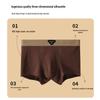 Xunmianren Men's Pure Cotton Antibacterial Boxer Briefs 4-Pack