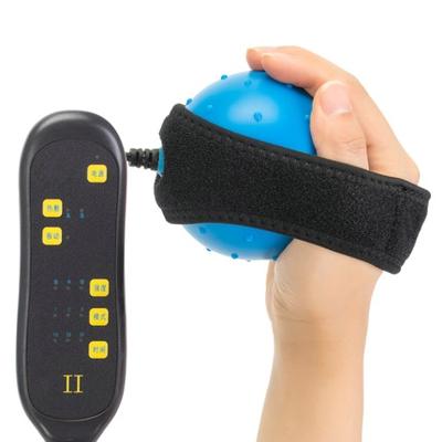 Finger Rehabilitation Equipment Training Electric Hot Massage Practice Ball Fingers Flexion Fingerboard Massager Hand Care Tool фиолетовый