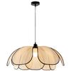 Mid-Century Wabi-Sabi French Retro Chandelier: Elegant Floral Design for Living, Bedroom, or Study