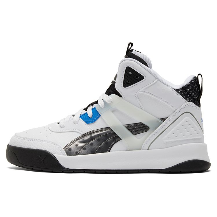 PUMA Backcourt Unisex Sneakers White Blue 381129-01 EU 35.5