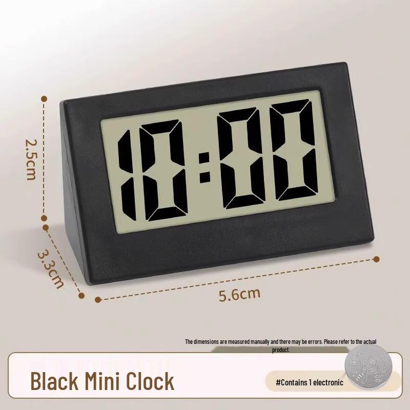 Mini Digital Desktop Clock - Cute Decorative Tabletop Clock for Students