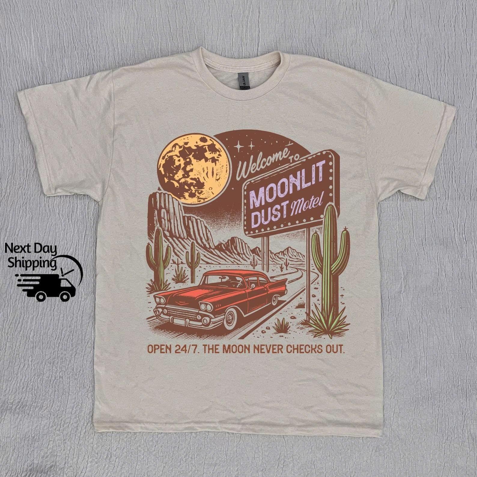 Retro Summer Desert 90s Graphic Shirt, Vintage Western Desert T-Shirt, Cool Teen Unisex T-Shirt L