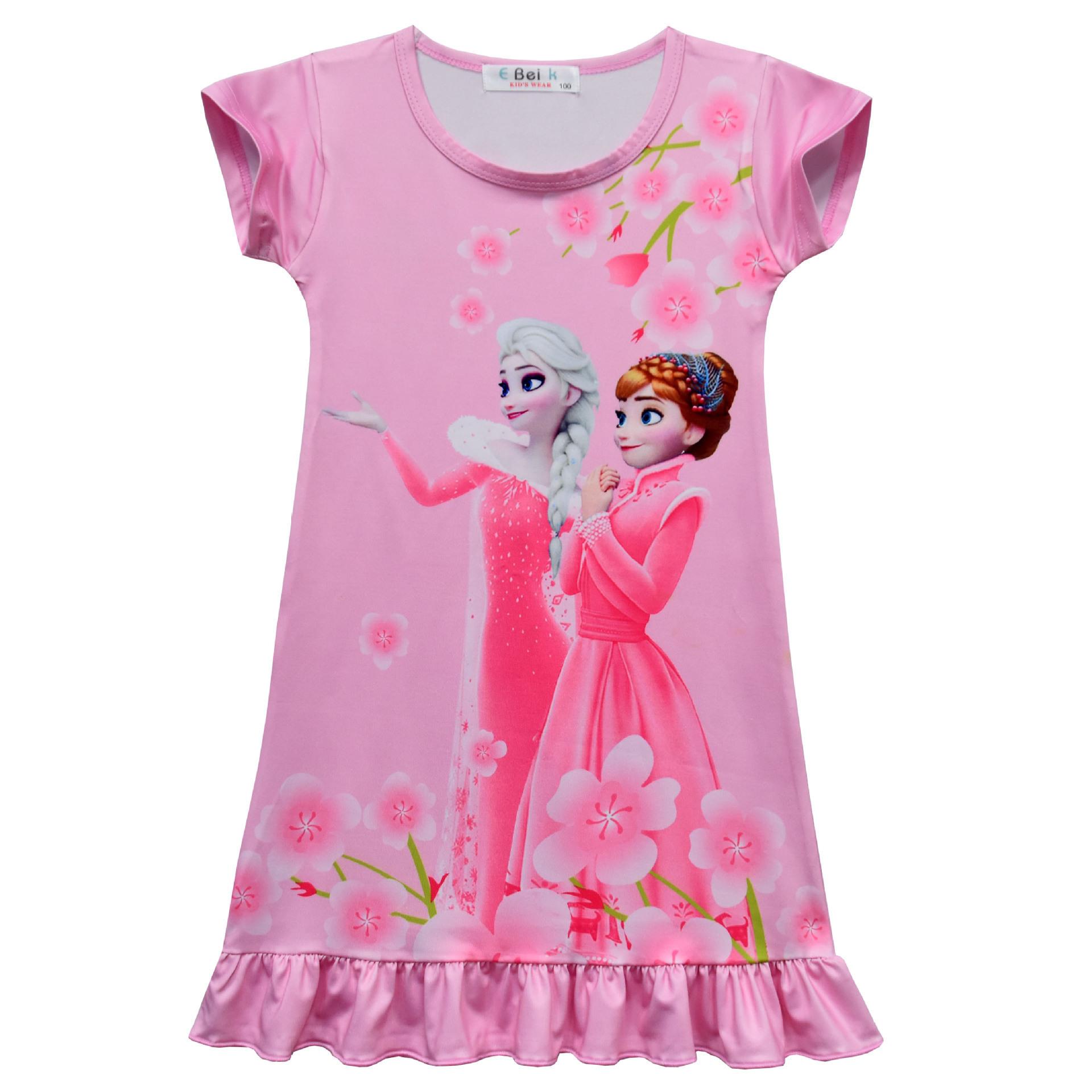 Girls Dress, Frozen, Elsa, Children S Loungewear Pajamas Pajamas Skirt 3111 100