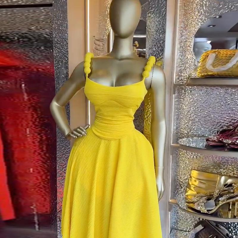 2026 Spring Elegant Women's Camisole Top & Irregular Skirt Set