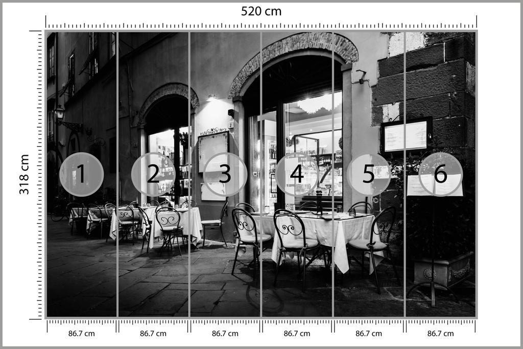 Photomural Italian Street Self-Adhesive Mural 520x318