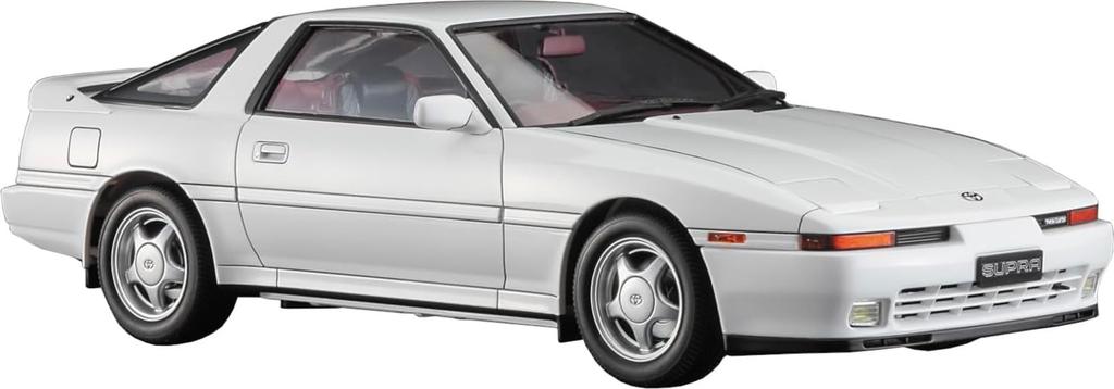 Hasegawa Toyota Supra A70 Twin Turbo 1990 Figur Plastikmodell SP614 1/24 2.0GT mit Mädchen (Auto)