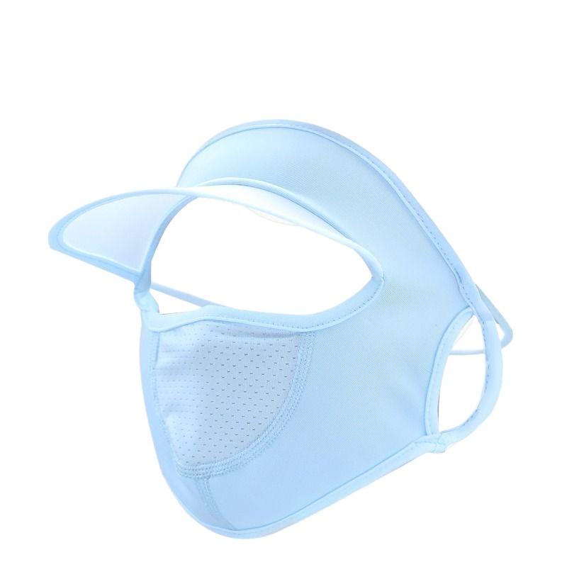 Women’s Anti-UV Breathable Ice Silk Face Mask - Sunshade and Eye Corner Protector 3D Hat
